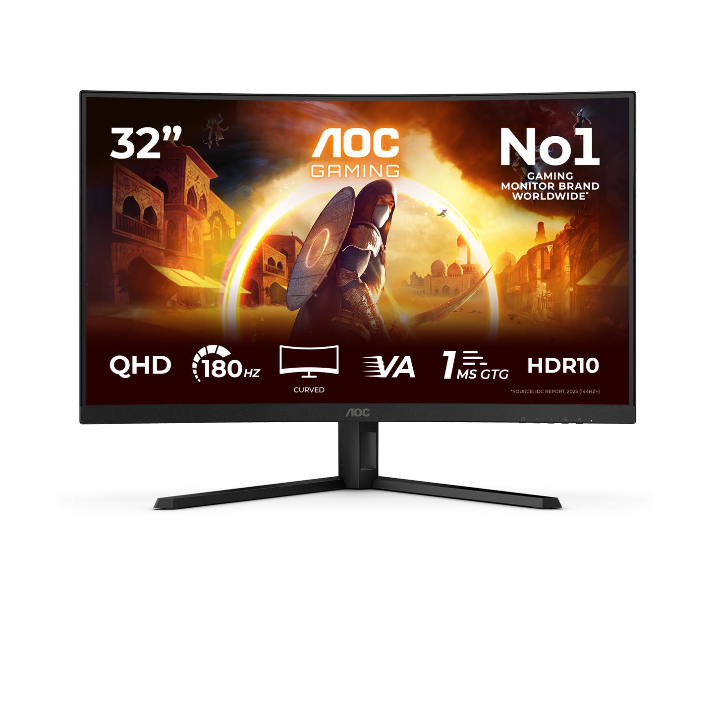 AOC G4 CQ32G4VE 31.5" QHD VA 180Hz Curved Monitor