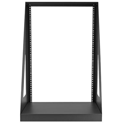 StarTech.com 16U 2-Post Open Frame Desktop Server Rack, 19in Compact Space-Saving