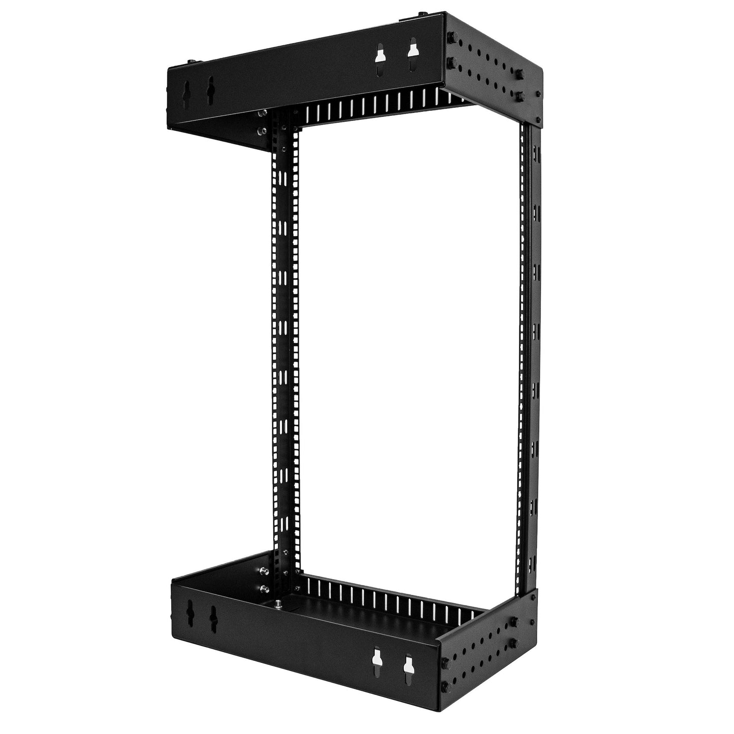 StarTech.com 2-Post 18U Heavy-Duty Wall Mount Network Rack, 19" Open Frame Server