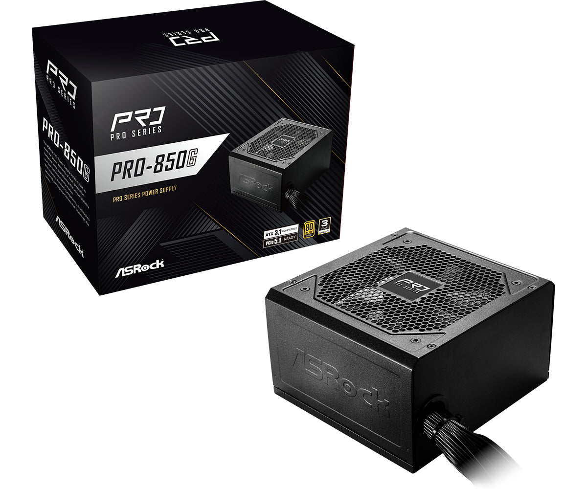 Asrock PRO-850G power supply unit 850 W 24-pin ATX ATX Black