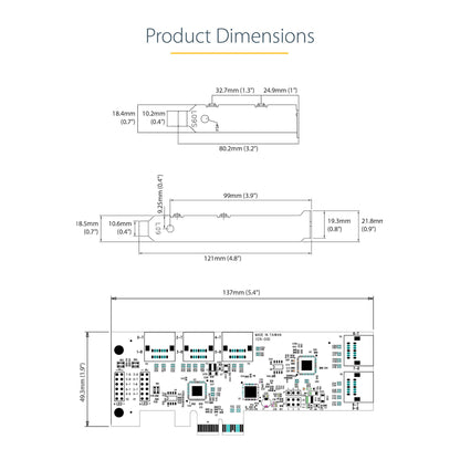 StarTech.com SATA PCIe Card - 10 Port PCIe SATA Expansion Card - 6Gbps - Low/Full Hub