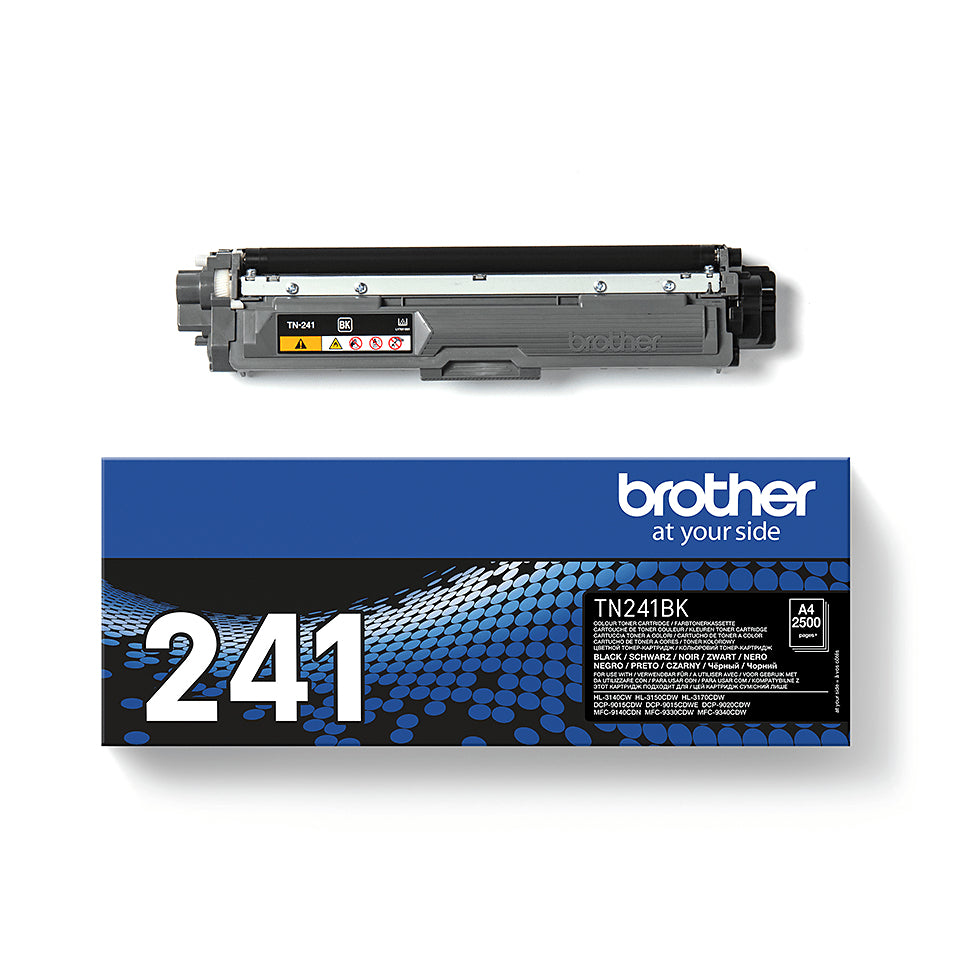 Brother TN-241BK Black Toner Cartridge (2.5K pages, Brother HL-3140)