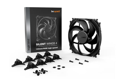 be quiet! SILENT WINGS 4 | 140mm PWM high-speed Computer case Fan 14 cm Black 1 pc(s) Cooling