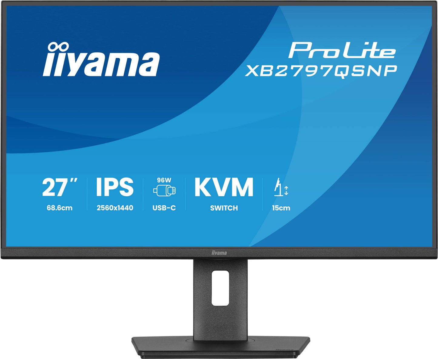 iiyama ProLite XB2797QSNP-B1 27" QHD IPS Monitor