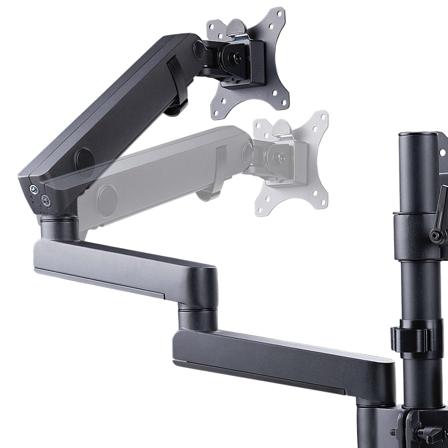 StarTech.com Desk Mount Triple Monitor Arm For Up To Three 27in Screens, VESA