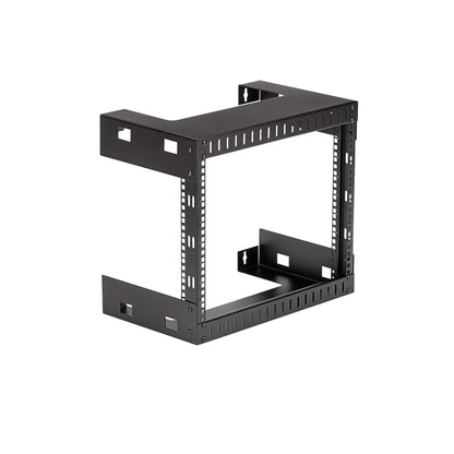 StarTech.com 2-Post 8U Heavy-Duty Wall-Mount Network Rack, 19" Open Frame Server