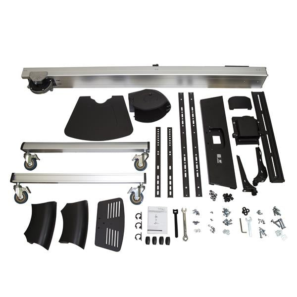 StarTech.com TV Cart - Height Adjustable - Lockable Wheels Mount