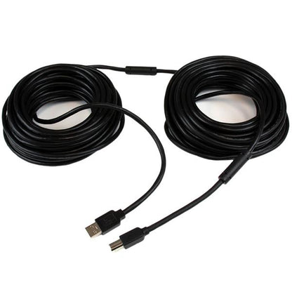 StarTech.com 65ft (20m) Active USB 2.0 A to B Cable, Long USB Cable, USB Printer
