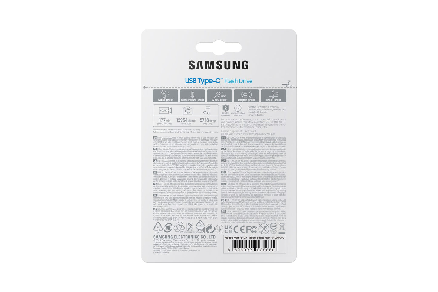 Samsung Blue 64GB HDD