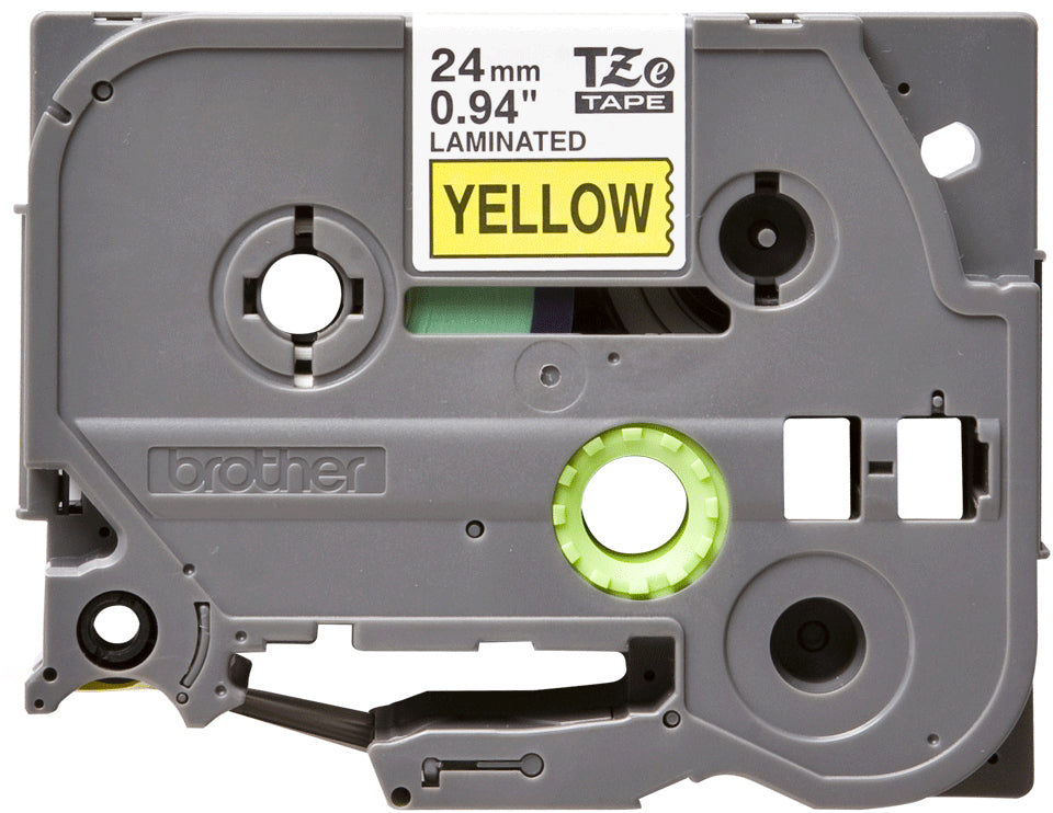 Brother TZE-651 DirectLabel black on yellow Laminat 24mm x 8m for Brother P-Touch TZ Labels