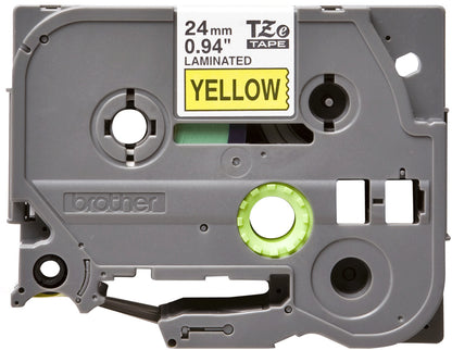 Brother TZE-651 DirectLabel black on yellow Laminat 24mm x 8m for Brother P-Touch TZ Labels
