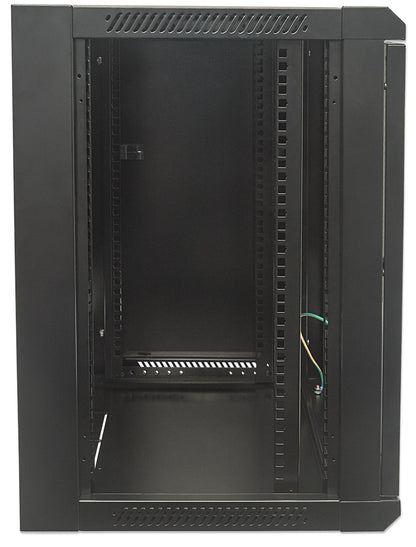 Intellinet 19" Network Cabinet - Wall Mount (Standard), 12U, 450mm Deep, Black Rack