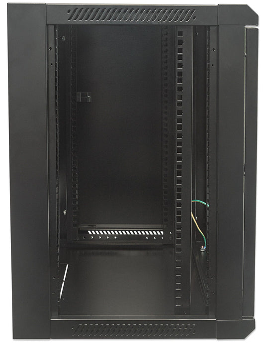 Intellinet 19" Network Cabinet - Wall Mount (Standard), 12U, 450mm Deep, Black Rack
