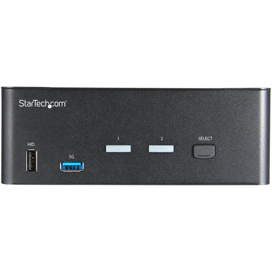 StarTech.com 2 Port Dual Monitor HDMI KVM Switch - 4K 60Hz Ultra HD HDR - Desktop 4K