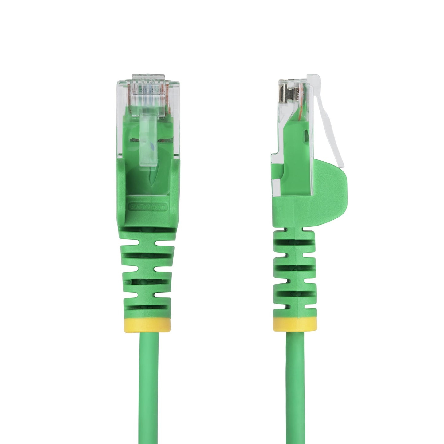 StarTech.com 15m Green Slim CAT6 Ethernet Cable, Snagless, 100W PoE, UTP, LSZH