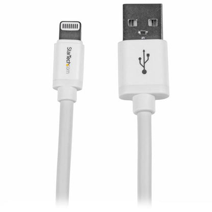 StarTech.com 2 m (6 ft.) USB to Lightning Cable - Long iPhone / iPad / iPod Charger (White)
