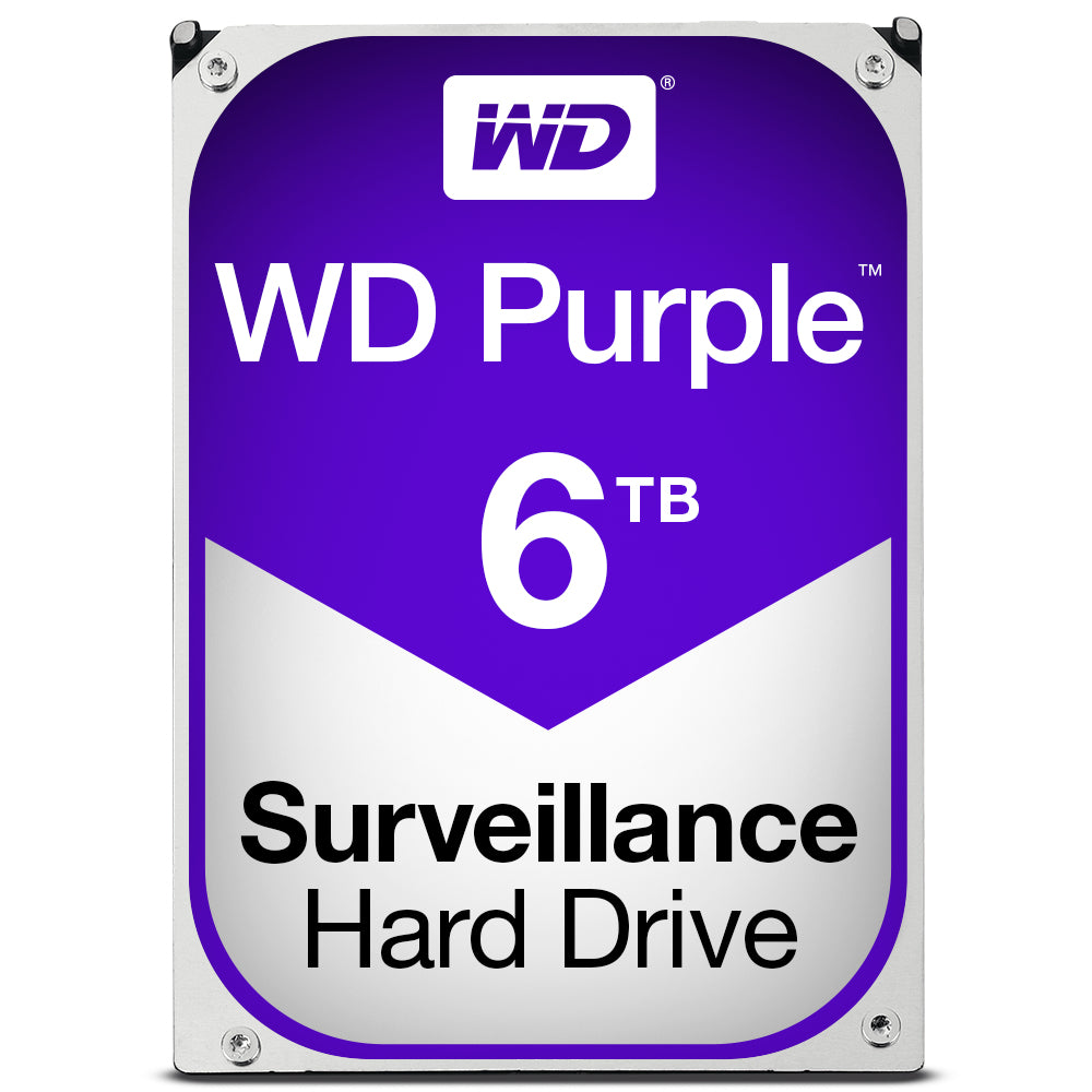 Western Digital Purple 6TB 3.5" SATA 5400 RPM Surveillance HDD (D60PURX)