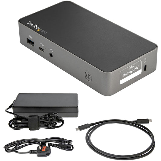 StarTech.com Monitor 1080p Power USB-C Docking Station 65W