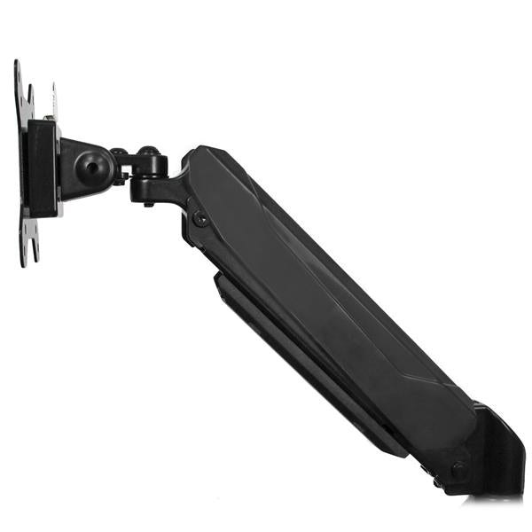 StarTech.com Desk Mount Dual Monitor Arm with USB & Audio, Desk Clamp VESA Mount for (Black)