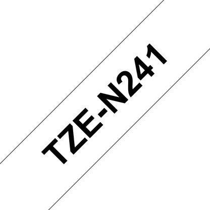 Brother TZE-N241 DirectLabel black on white 18mm x 8m for Brother P-Touch TZ Labels