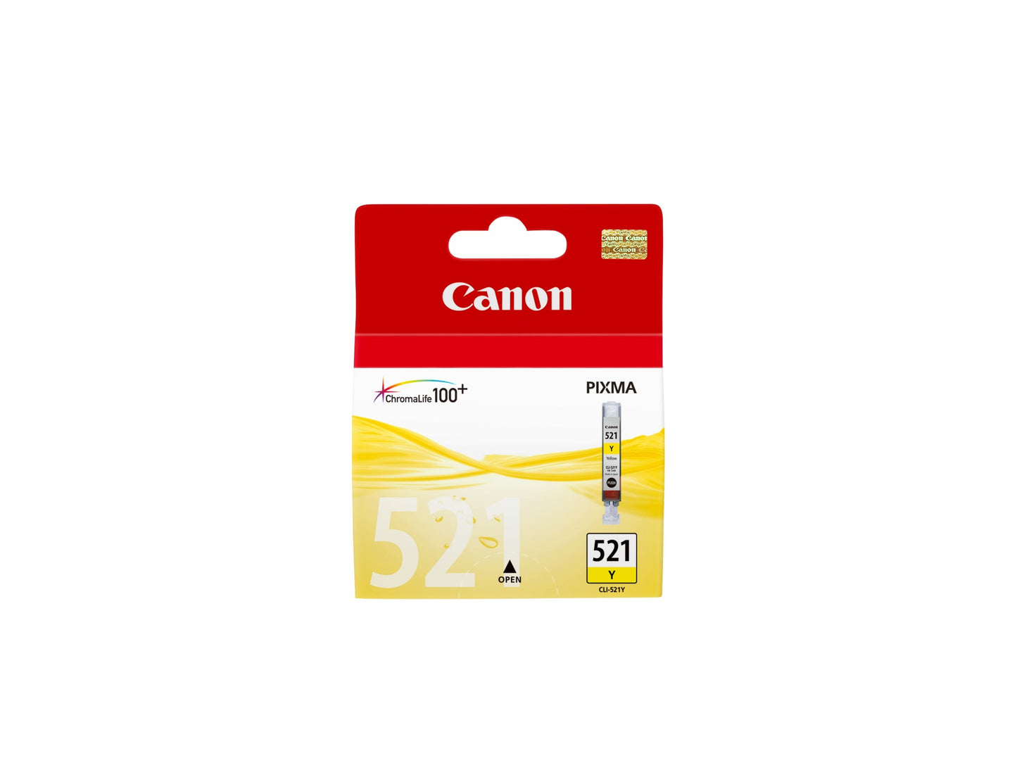 Canon 2936B001/CLI-521Y Yellow Ink Cartridge (477 pages)