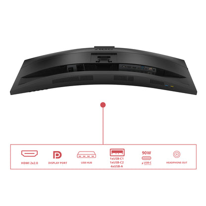 AOC E4 CU34E4CW 34" UWQHD VA 120Hz Curved Monitor