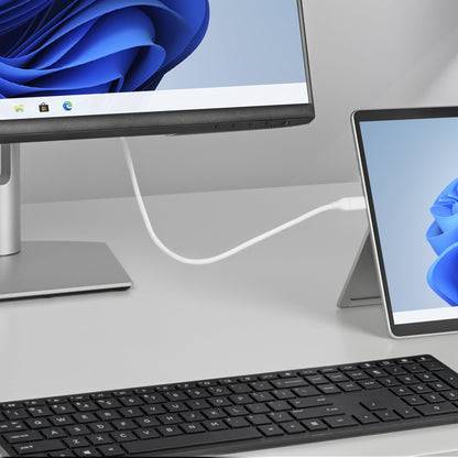 StarTech.com 6ft (2m) USB-C to DisplayPort 1.2 Cable, Bidirectional, 4K 60Hz, White