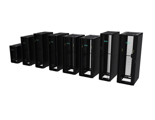 HPE 36U 600mmx1075mm G2 Kitted Advanced Shock Rack with Side Panels and Baying