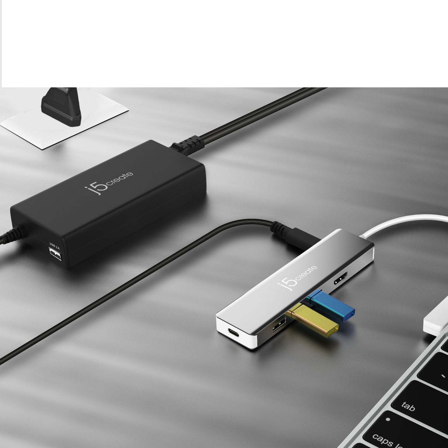 j5create JUP2290C-EN 100W PD USB-C® Super Charger - EU, Black, includes 1.2 m cable