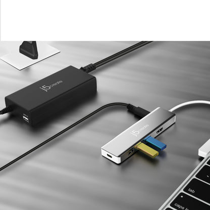 j5create JUP2290C-EN 100W PD USB-C® Super Charger - EU, Black, includes 1.2 m cable