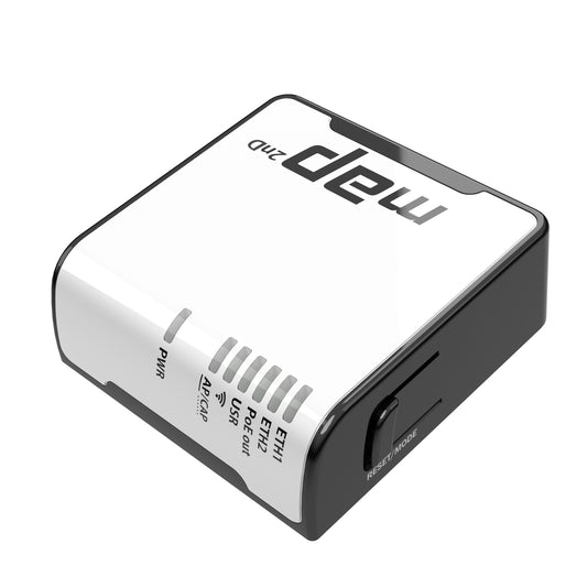 Mikrotik mAP Black, White Power over Ethernet (PoE) Networking