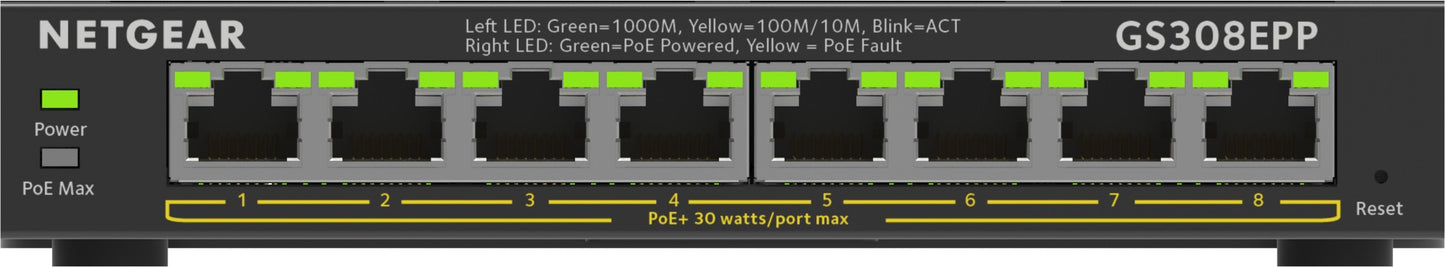 Netgear GS308EPP Networking