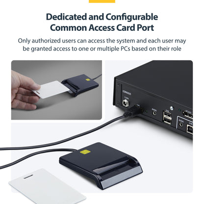 StarTech.com Secure 4-Port Dual-Monitor KVM Switch, HDMI or DisplayPort, 4K 60Hz