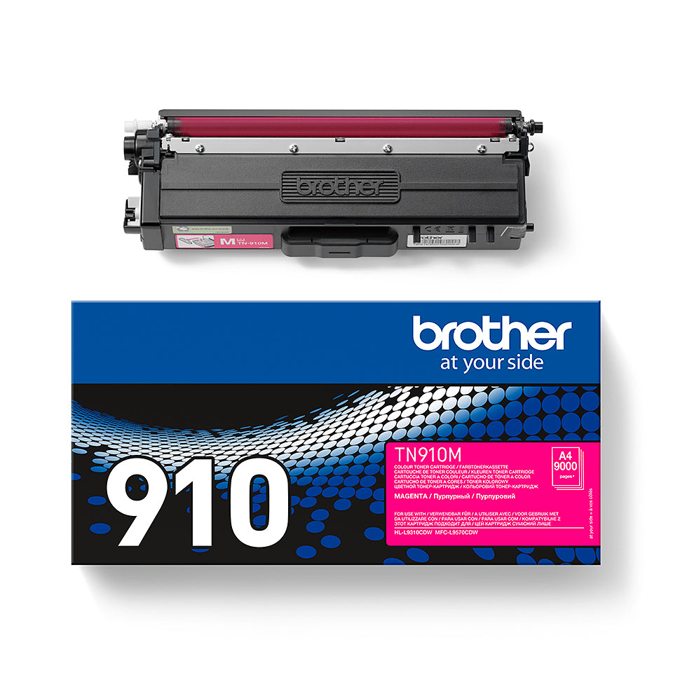 Brother TN-910M Magenta Toner Cartridge (9K pages, Brother HL-L 9310)