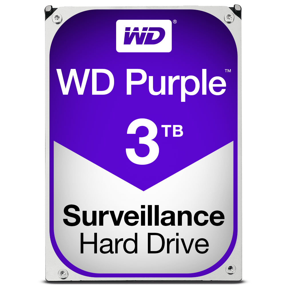 Western Digital Purple 3TB 3.5" SATA 5400 RPM Surveillance HDD (D30PURX)