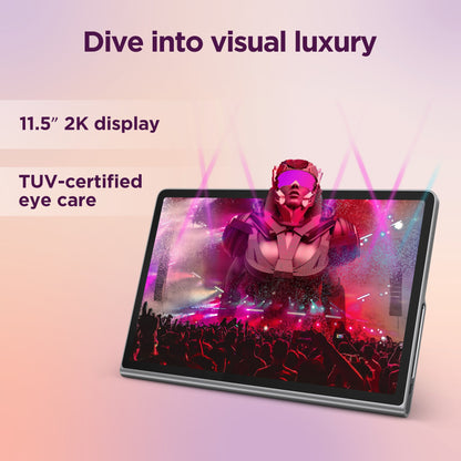 Lenovo Tab Plus 8GB 128GB EMMC Android, Luna Grey Mobile Computer