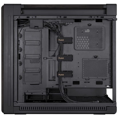 ASUS ProArt PA602 Wood Edition Midi Tower Black PC Case