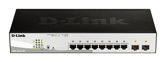 D-Link DGS-1210-10P - 10-Port Gigabit Smart Switch PoE