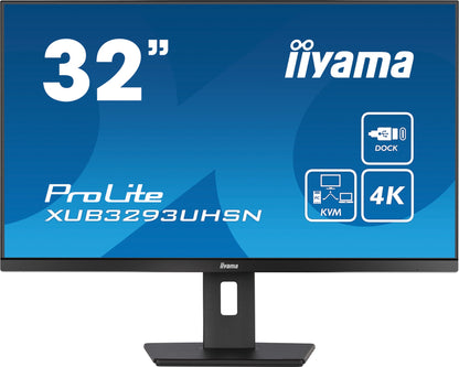 iiyama ProLite XUB3293UHSN-B5 31.5" 4K UHD IPS Monitor
