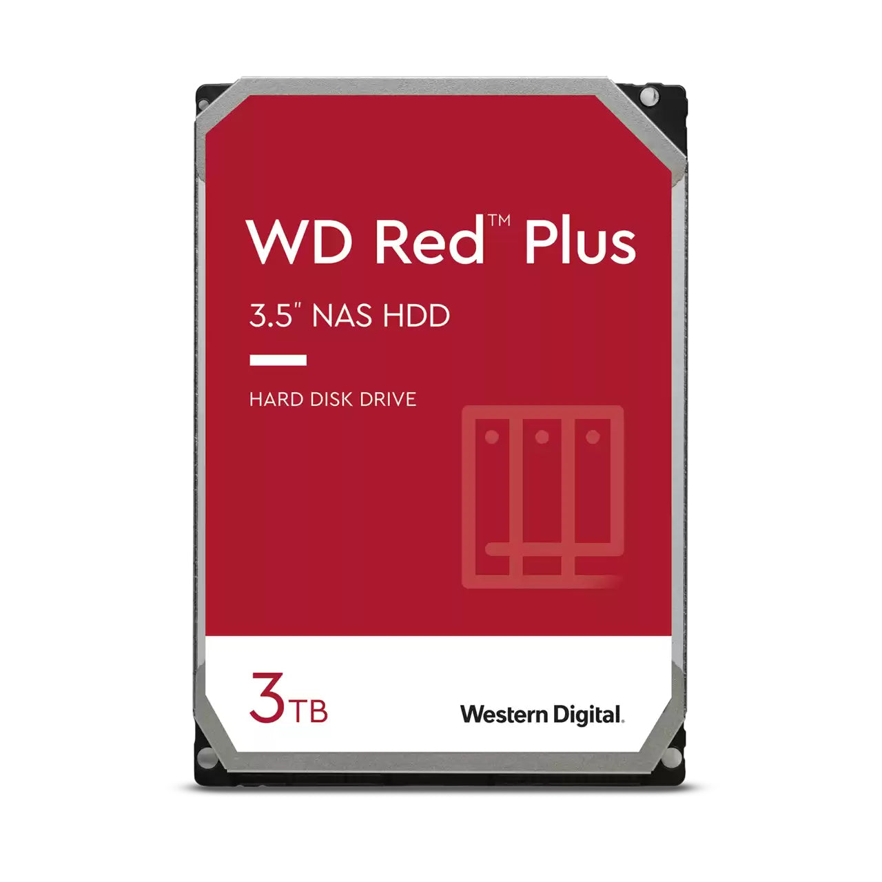 Western Digital Red Plus 3TB 3.5" SATA 5400 RPM NAS HDD