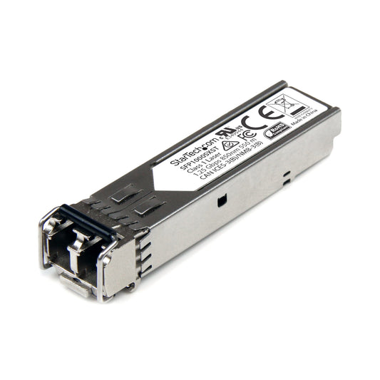 StarTech.com MSA Uncoded SFP Module - 1000BASE-SX - 1GbE Multi Mode Fiber (MMF) Optic Transceiver - 1GE Gigabit Ethernet SFP - LC 550m - 850nm - DDM Networking