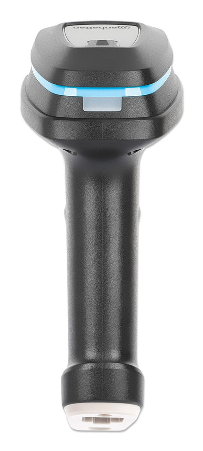Manhattan 2D Long Range LED Barcode Scanner, USB, 450mm Scan Depth, Max Ambient