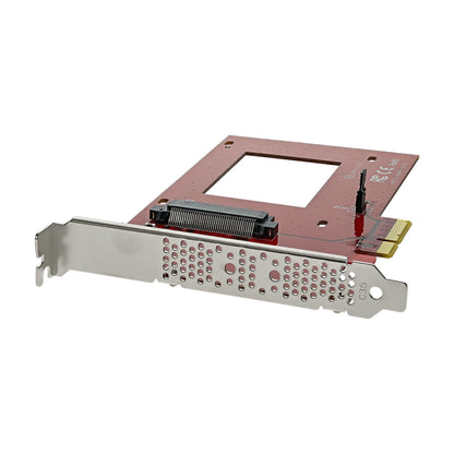 StarTech.com U.2 to PCIe Adapter for 2.5" U.2 NVMe SSD - SFF-8639 - x4 PCI Express Hub
