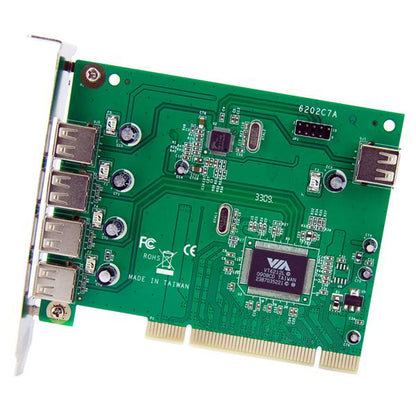 StarTech.com 7 Port PCI USB Card Adapter - TAA Hub
