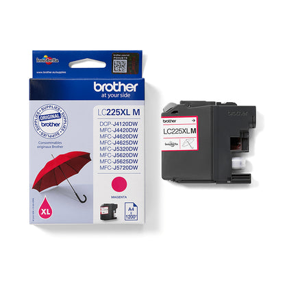 Brother LC-225XLM Magenta Ink Cartridge (1.2K pages)