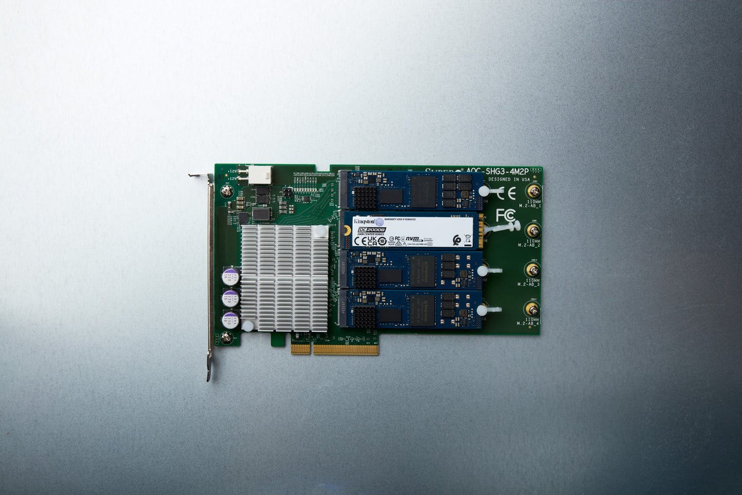 Kingston Technology SEDC2000BM8/480G 480GB M.2 NVMe PCIe Gen4 Enterprise SSD