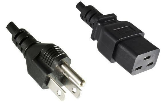 Microconnect PE110518 power cable Black 1.8 m Power plug type B C19 coupler