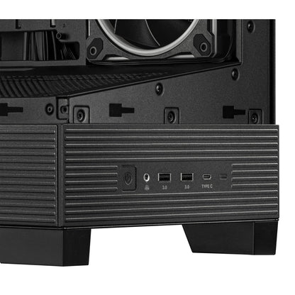 ASUS A31 Plus TG ARGB BLACK Midi Tower PC Case