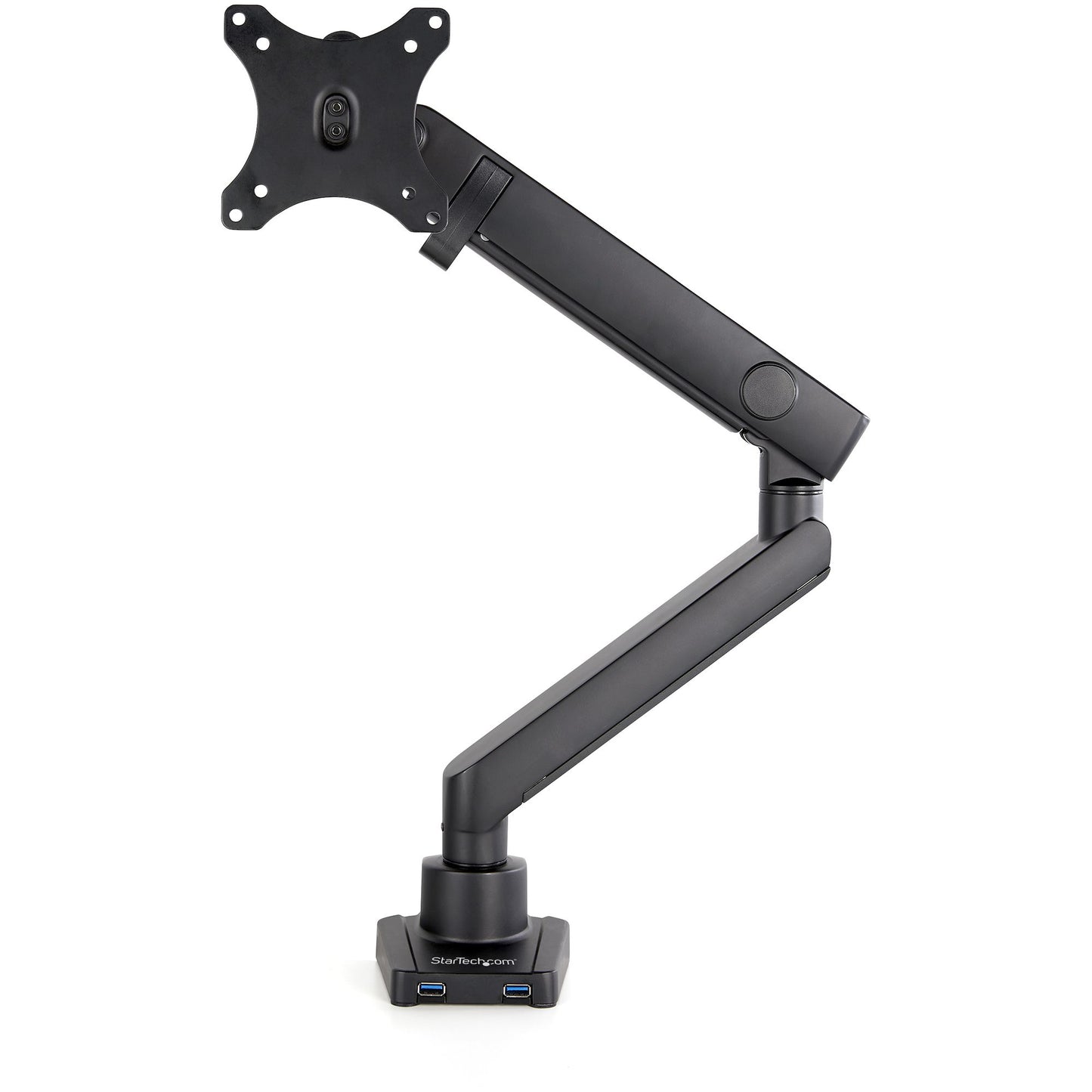 StarTech.com Desk Mount Monitor Arm with 2x USB 3.0 ports, Slim Full Motion Single