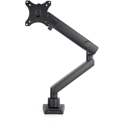 StarTech.com Desk Mount Monitor Arm with 2x USB 3.0 ports, Slim Full Motion Single